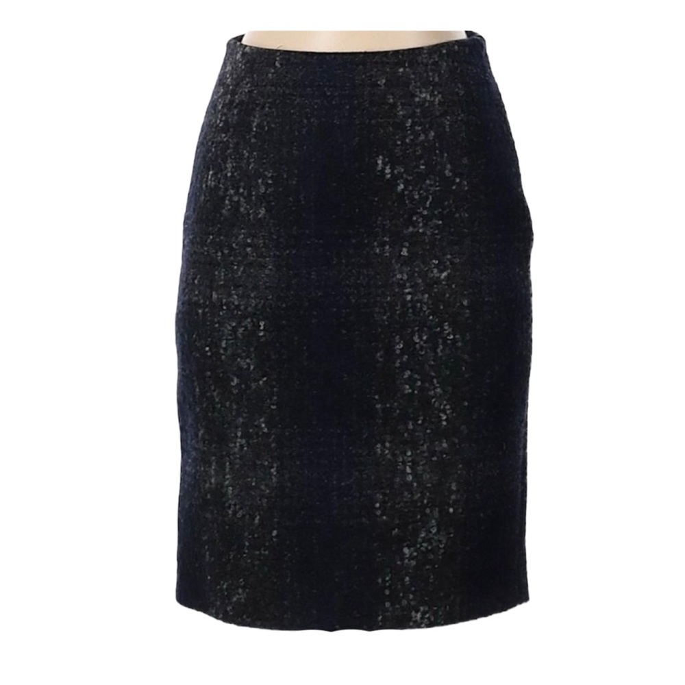 PRADA Skirt Multi-colored Plaid Bouclé Wool Made in Italy US Size XS 0 EU 36 - Picture 1 of 7